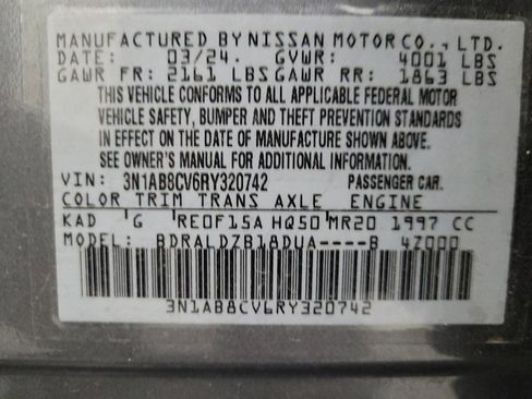 Used 2024 Nissan Sentra SV FWD image 33