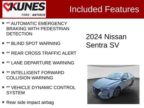 Used 2024 Nissan Sentra SV FWD image 4