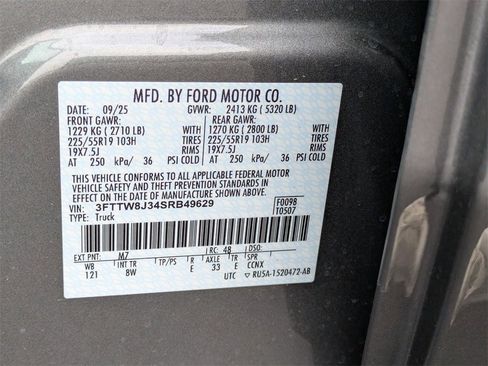 New 2025 Ford Maverick XLT w/ Equipment Group 301A image 23