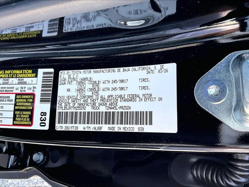 New 2026 Toyota Tacoma SR5 AWD/4WD image 18