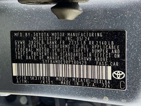 Certified 2024 Toyota Corolla LE FWD image 24
