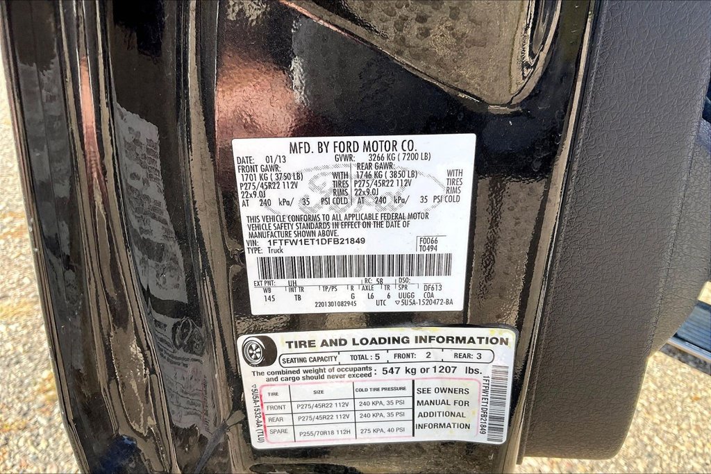 Used 2013 Ford F150 Limited AWD/4WD image 5