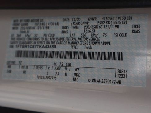 Used 2026 Ford Transit 250 148 Medium Roof w/ Load Area Protection Package RWD image 48