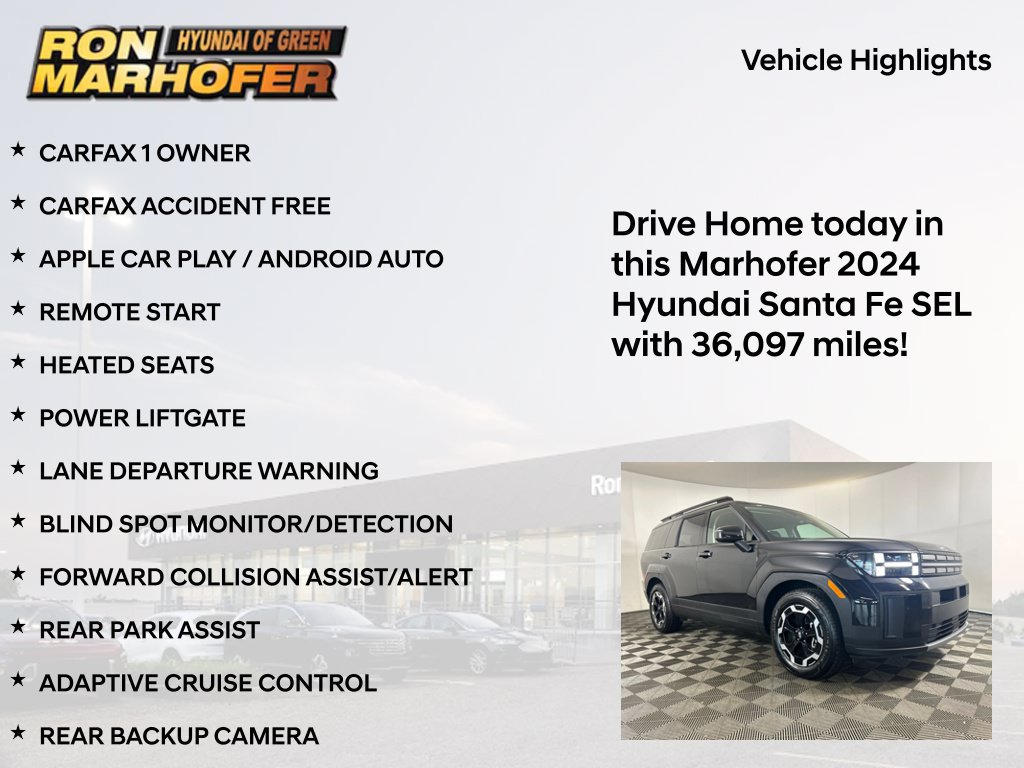 Certified 2024 Hyundai Santa Fe SEL AWD/4WD image 16