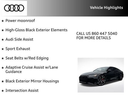 Certified 2023 Audi RS 7 Sportback w/ Black Optic Package AWD/4WD image 43