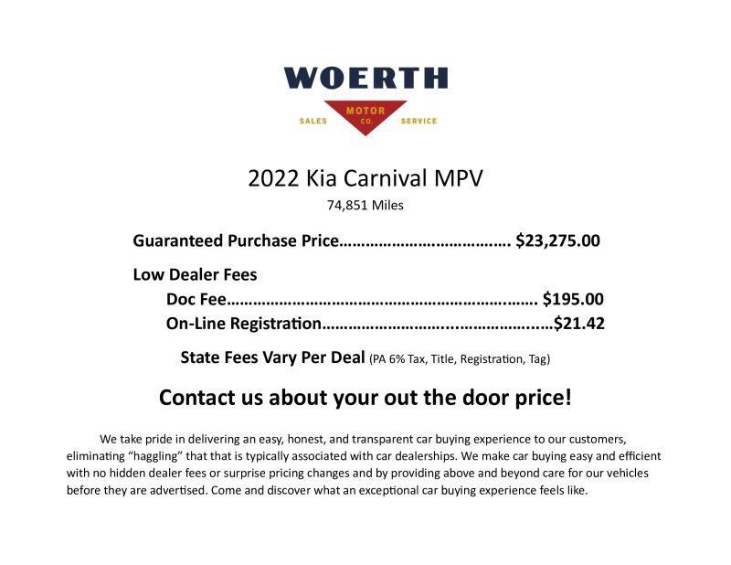 Used 2022 Kia Carnival LX FWD image 3