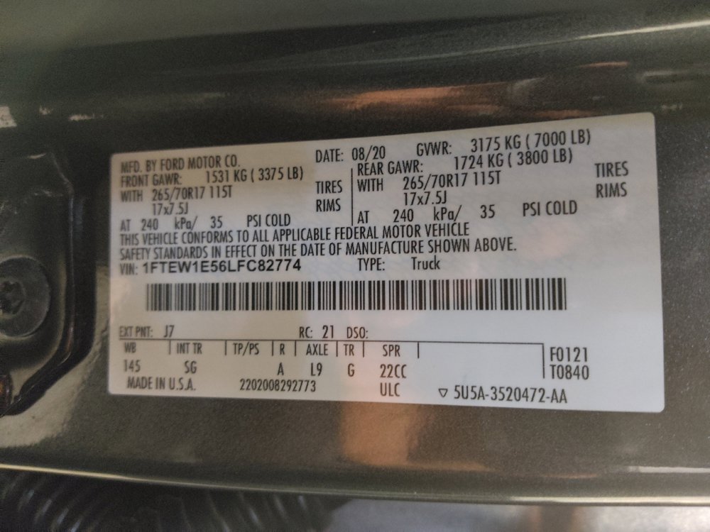 Used 2020 Ford F150 XL w/ Equipment Group 101A Mid AWD/4WD image 33