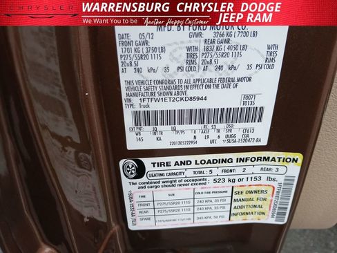 Used 2012 Ford F150 King Ranch image 10