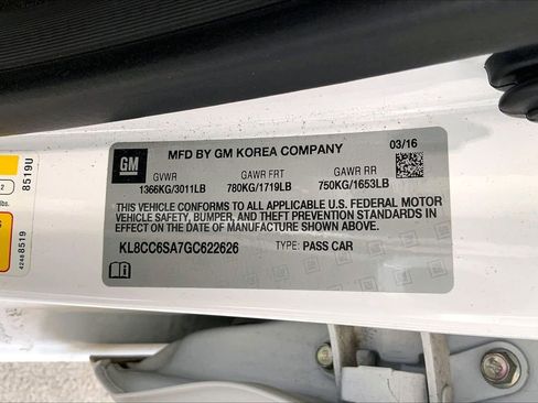 Used 2016 Chevrolet Spark LT image 8