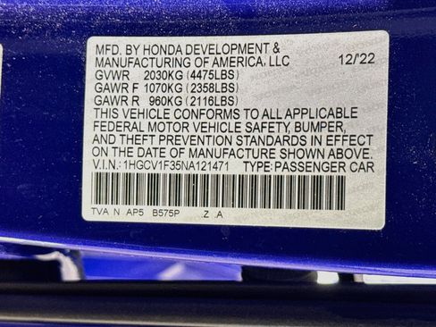 Used 2022 Honda Accord Sport image 36