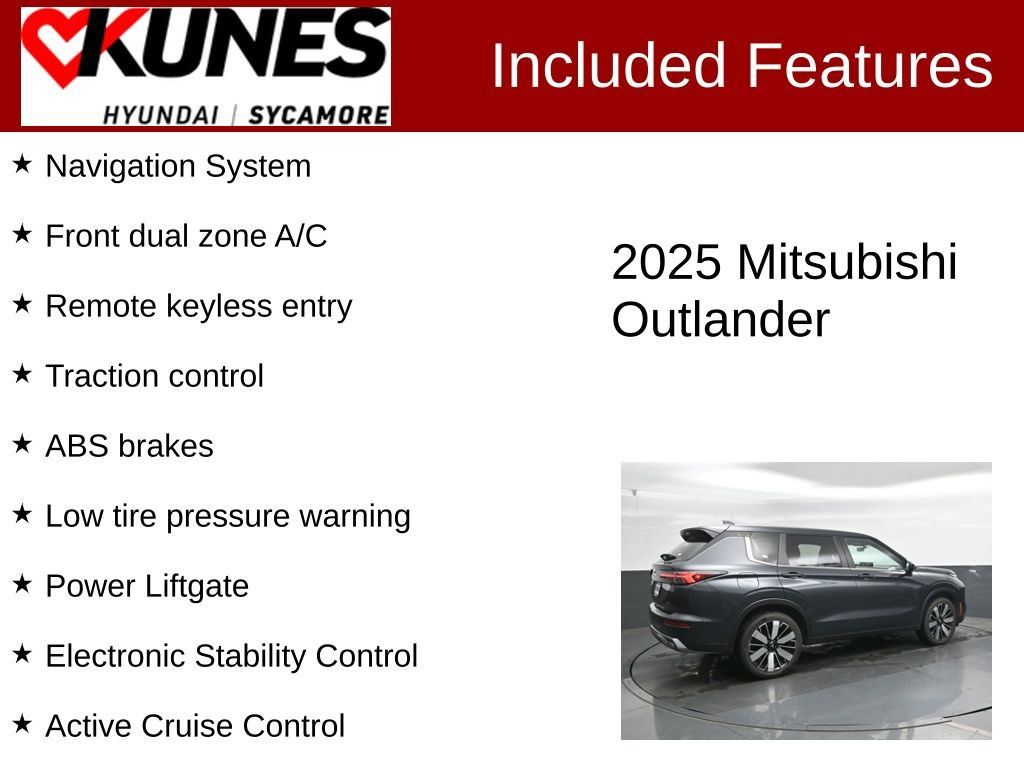 Used 2025 Mitsubishi Outlander SE AWD/4WD image 2