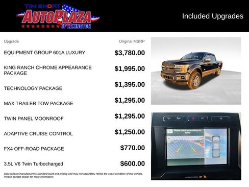 Used 2018 Ford F150 King Ranch w/ Equipment Group 601A Luxury image 25