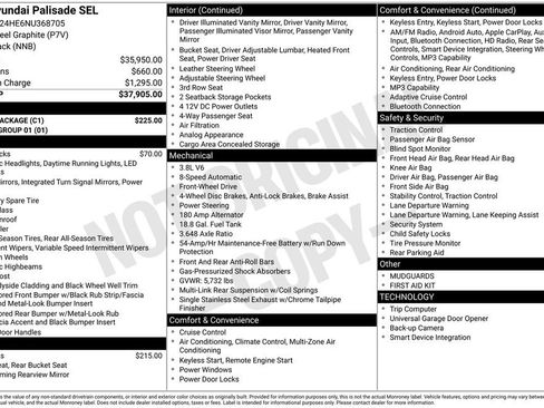 Used 2022 Hyundai Palisade SEL w/ Cargo Package FWD image 6