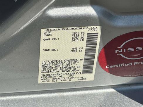 Used 2019 Nissan Altima 2.5 S FWD image 14