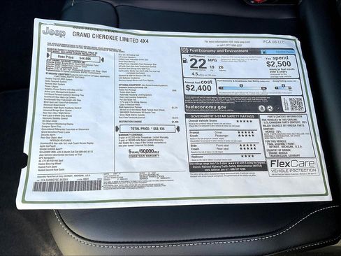 New 2025 Jeep Grand Cherokee Limited w/ Black Appearance Package image 14