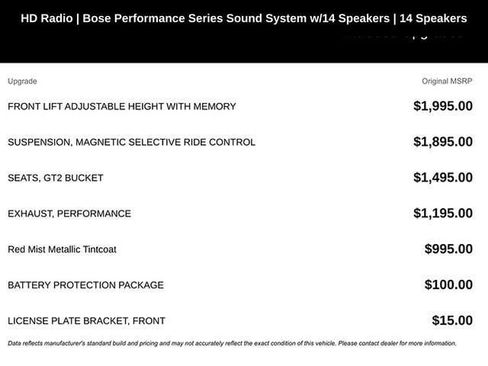 Used 2021 Chevrolet Corvette Stingray Preferred Conv w/ Battery Protection Package RWD image 3
