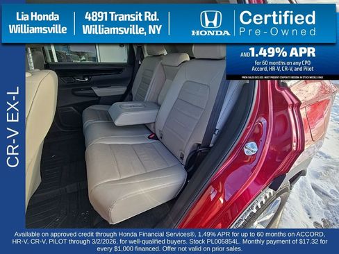 Certified 2023 Honda CR-V EX-L image 26