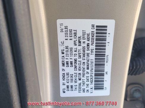 Used 2015 Honda Accord Sport image 15