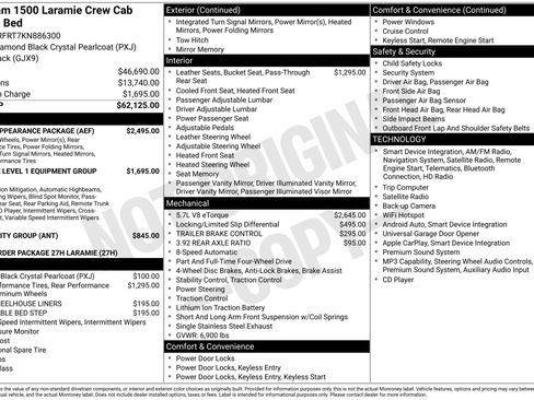 Used 2019 RAM 1500 Laramie w/ Sport Appearance Package AWD/4WD image 28