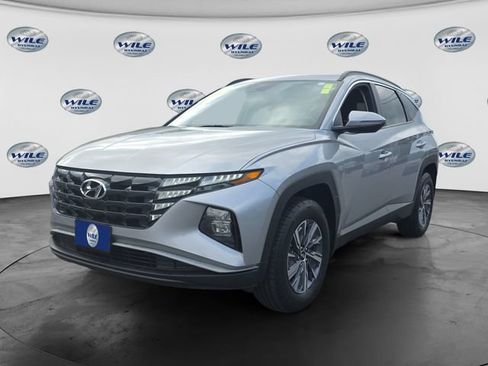 Certified 2022 Hyundai Tucson Blue AWD/4WD image 1