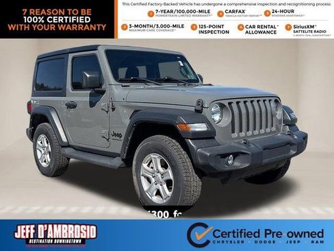 Certified 2022 Jeep Wrangler Sport AWD/4WD image 1