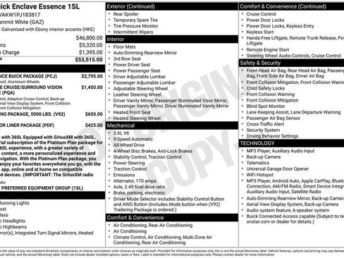 Used 2023 Buick Enclave Essence w/ Experience Buick Package AWD/4WD image 10