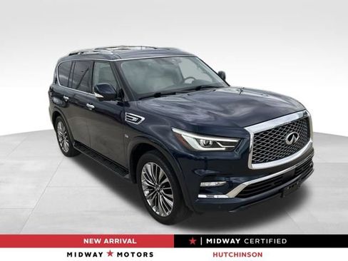 Used 2019 INFINITI QX80 Luxe w/ 22" Wheel Package AWD/4WD image 1