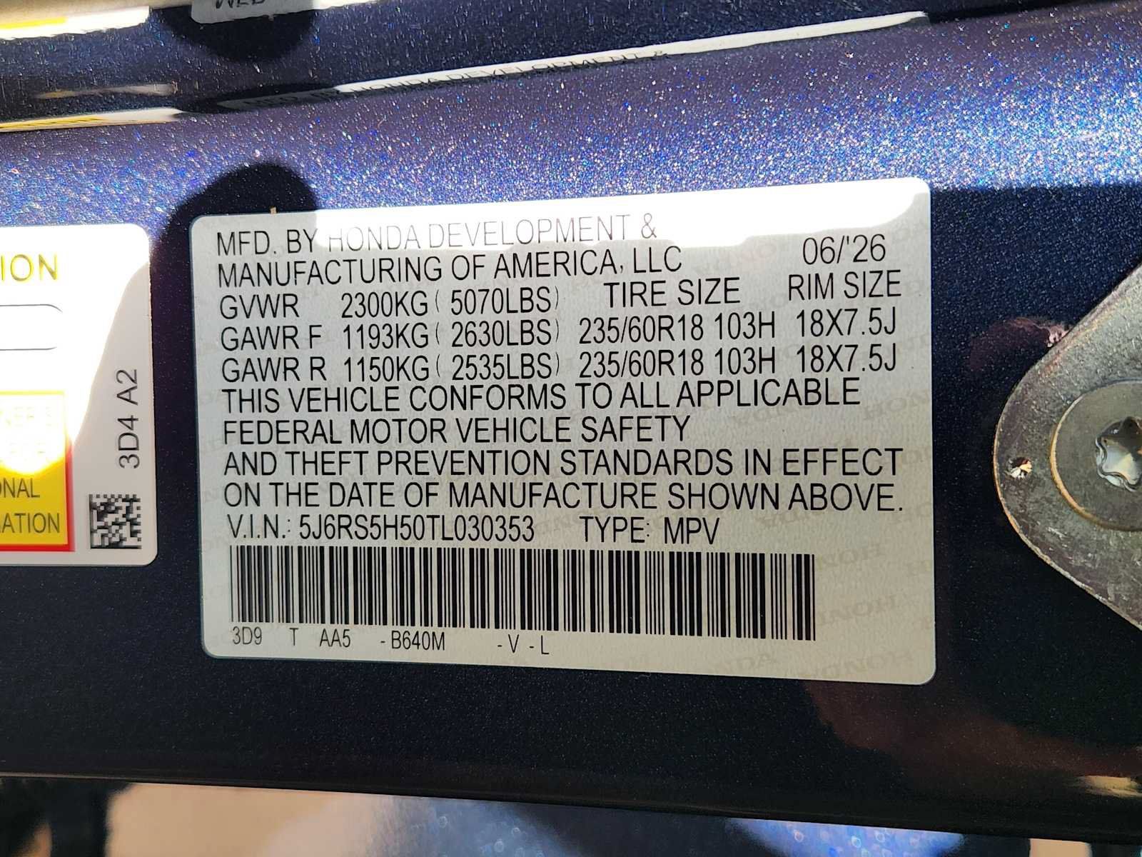 Used 2026 Honda CR-V Sport image 33