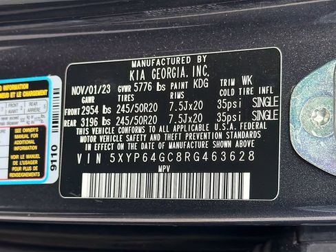 Used 2024 Kia Telluride S w/ S Sunroof Package FWD image 42