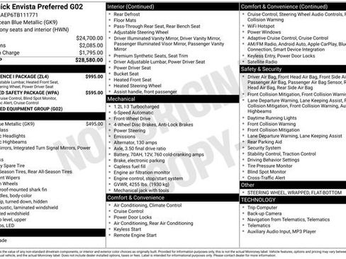 New 2026 Buick Envista Preferred w/ Convenience I Package image 3