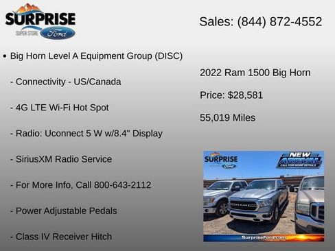 Used 2022 RAM 1500 Big Horn RWD image 20