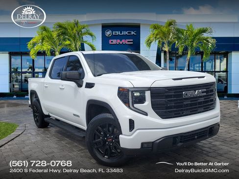 Used 2024 GMC Sierra 1500 Elevation w/ LPO, Elevation Black Package AWD/4WD image 1