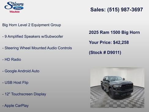 Used 2025 RAM 1500 Big Horn AWD/4WD image 26