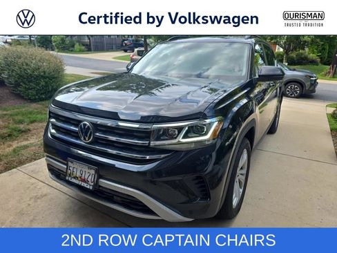 Certified 2023 Volkswagen Atlas SE w/ Panoramic Sunroof Package AWD/4WD image 1