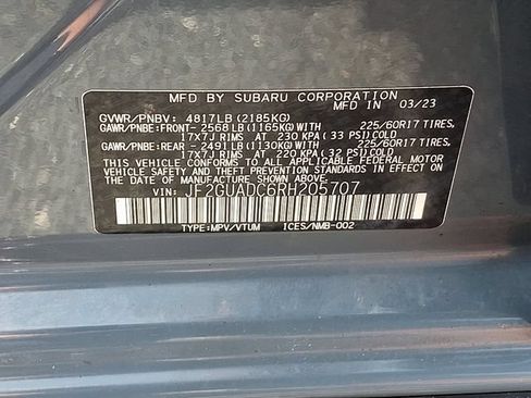 Certified 2024 Subaru Crosstrek 2.0i Premium AWD/4WD image 47