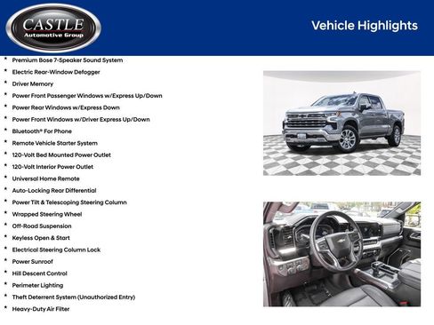 Used 2024 Chevrolet Silverado 1500 LTZ w/ LTZ Premium Package AWD/4WD image 16
