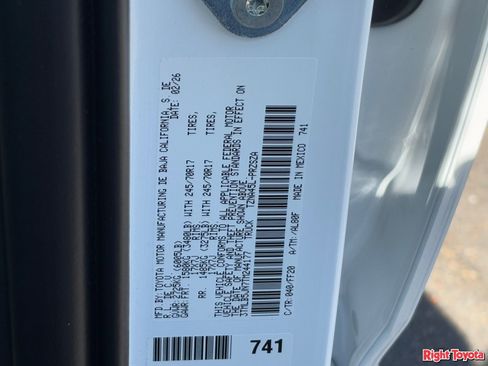 Certified 2026 Toyota Tacoma SR5 image 32