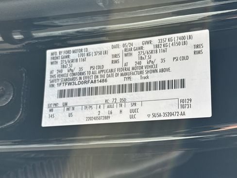 Used 2024 Ford F150 XLT w/ Mobile Office Package image 33