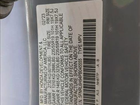 Used 2023 Honda Odyssey Elite image 15