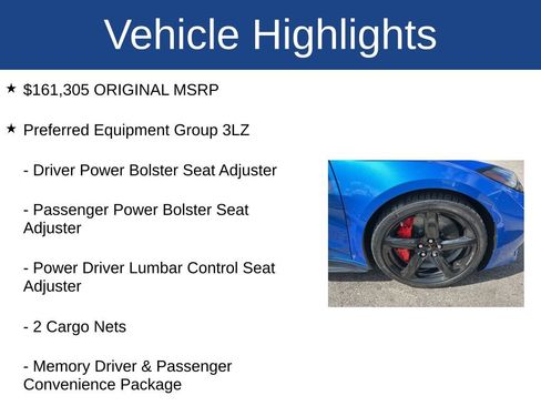 Used 2024 Chevrolet Corvette Z06 w/ Stealth Interior Trim Package image 3