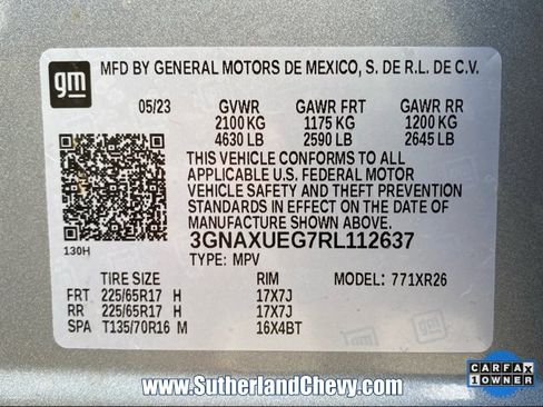Certified 2024 Chevrolet Equinox LT image 49