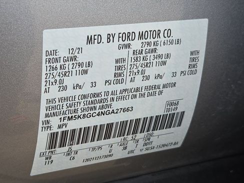 Used 2022 Ford Explorer ST w/ Equipment Group 401A AWD/4WD image 27