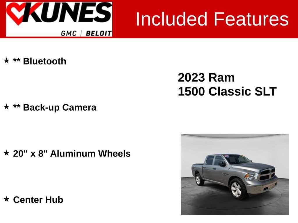 Used 2023 RAM 1500 Classic SLT AWD/4WD image 2