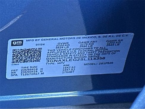 Used 2025 Chevrolet Equinox RS w/ Safety and Technology Package image 11