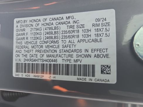 Certified 2025 Honda CR-V EX-L image 35