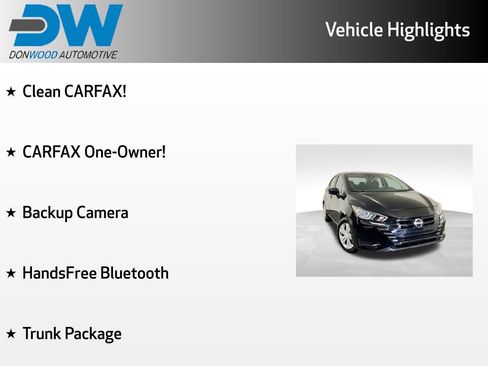 Used 2023 Nissan Versa S w/ Trunk Package FWD image 3