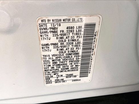 Used 2020 Nissan Rogue SV FWD image 36