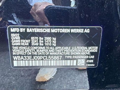 Certified 2023 BMW 760i xDrive w/ Luxury Rear Seating Package AWD/4WD image 13