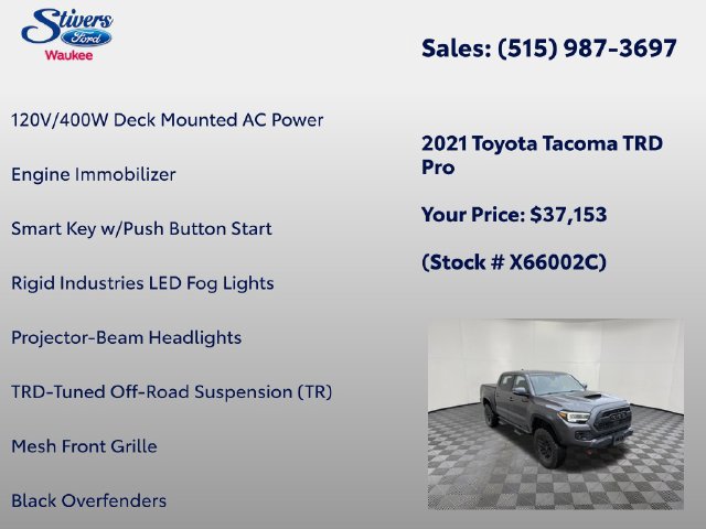 Used 2021 Toyota Tacoma TRD Pro AWD/4WD image 28
