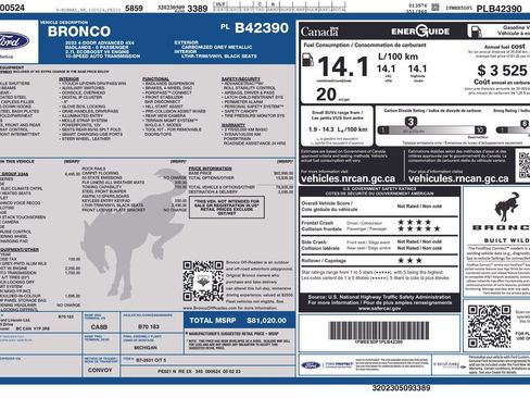 Used 2023 Ford Bronco Badlands image 45